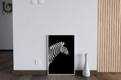 Zebra Black & White Wall Art