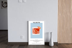 Negroni Cocktail Wall Art