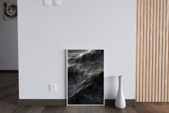 Choppy Water Black and White Wall Art