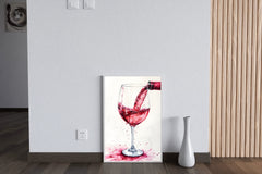 Serve Red Wine Wall Art