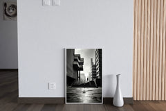 Black White Architectural Wall Art