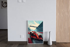 Formula 1 Rally Modern Wall Art