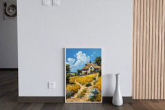 Painting Dirt Road In The Field Wall Art