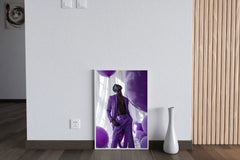 Purple Formal Suit Wall Art