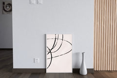 Abstract Oval Lines Wall Art