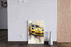 Porsche GT3 RS Naranja Wall Art