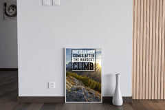 Climb to the Top Motivational Wall Art - beink online art store