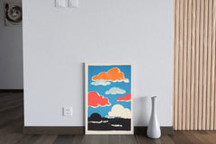 Colorful Clouds Painting Wall Art