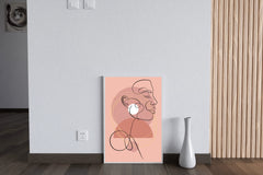 Portraiture in a Minimalist Style Wall Art