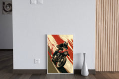 Motorcycle Race Wall Art