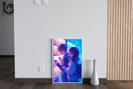 Anime Couple Wall art - beink online art store