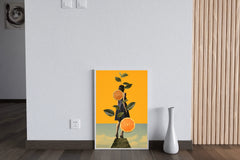 Modern Elegant Lady Abstract Wall Art