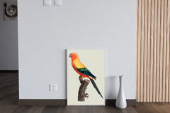 Painting of Sun Conure Parrot Wall Art