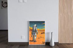 Adventure in Space Astronauts on Desert Planet Artwork