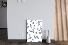 The Leaves of The Blue Boho Plant Wall Art