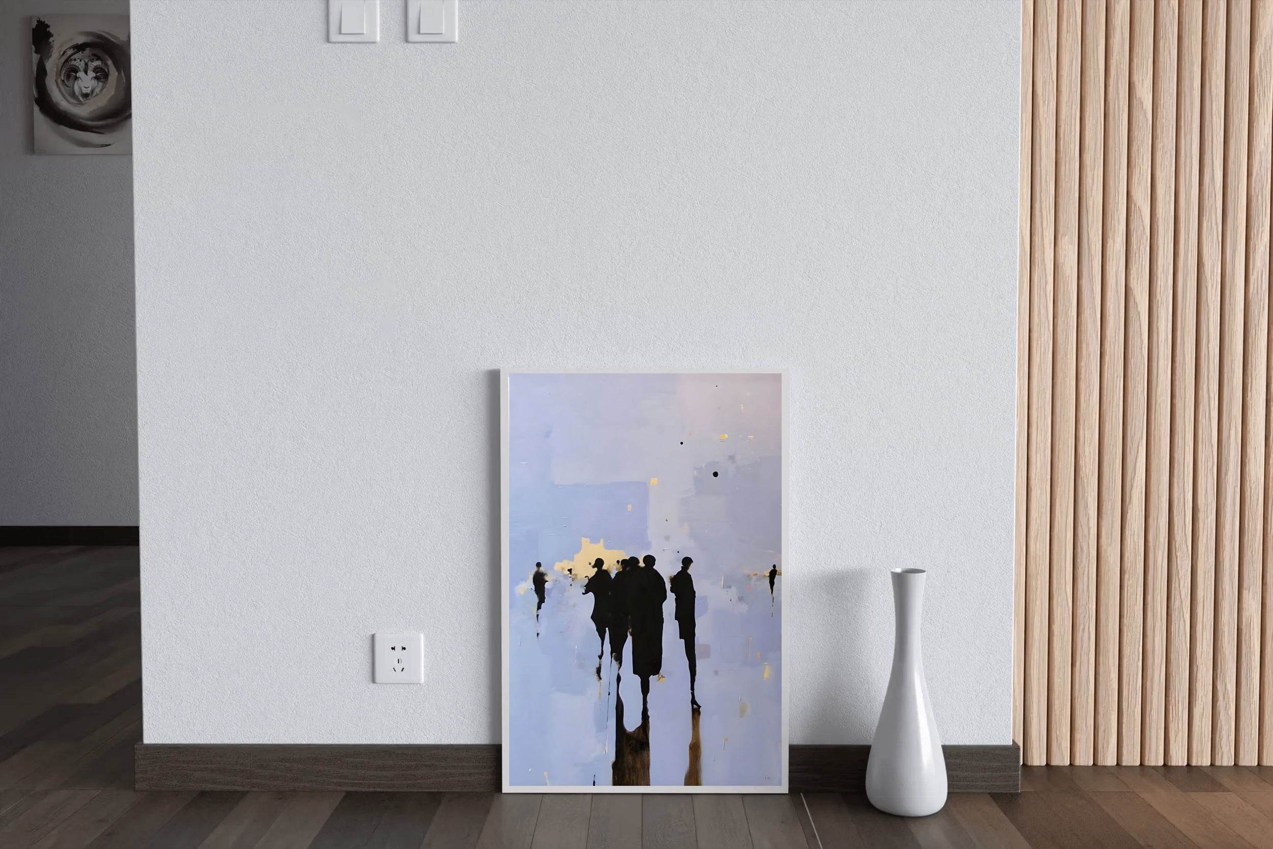 Cityscape Reflections Modern Wall Art - beink online art store
