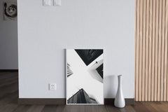 High Rise Building Black & White Wall Art