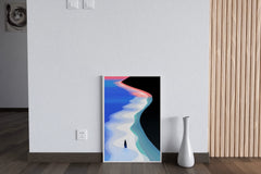 Solitary Figure on the Shore Wall Art