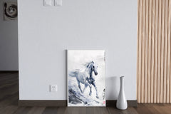 White Horse Runs Wall Art