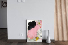 Pink and Black Chaos Modern Wall Art - beink online art store
