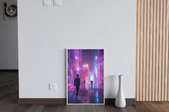 Cyberpunk Cityscape Wall Art - beink online art store