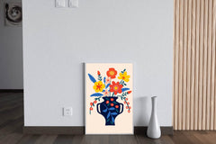 Painting Of a Clay Pot With Summer Flowers Art - beink online art store