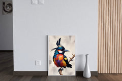 Watercolor Kingfisher Bird Wall Art