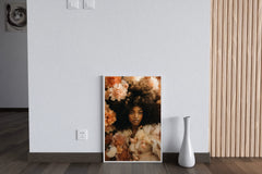 A Woman Among Flowers Wall Art