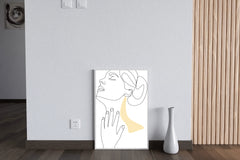 Woman Massaging Her Neck Wall Art