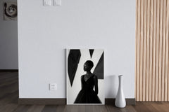 Black-White Portrait Of African Woman Wall Art