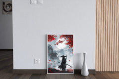 Samurai And Mountain Fuji Wall Art