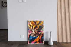 Painting of Goku- The Dragon Ball Series