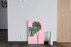 Monstera Deliciosa Plant Drawing Wall Art