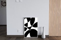 Black and White Graphic Pattern Wall Art