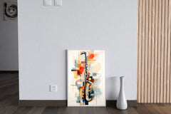 Violin Watercolor Painting Wall Art