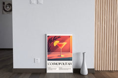 Cosmopolitan Cocktail Wall Art