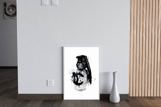 Spray Paint Chanel Logo - Chanel Chaos Wall Art - beink online art store