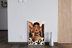 Painting of Fashionable African Women Wall Art