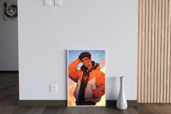 Anime Style Man portrait  Wall  Art