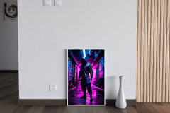 Neon Ninja Warrior Cyberpunk - beink online art store