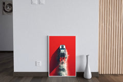 Classic Muscle Car In Desert Wall Art