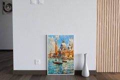 Watercolor Painting Of Venice Italy Wall Art