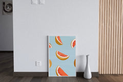 Drawing Orange Slices Wall Art