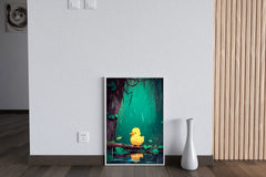 Rainy Day Mood in Anime style Wall Art - beink online art store