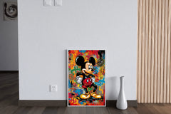 Watecolor Mickey Mouse Wall Art