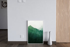 Mountain Forest Painting Wall Art