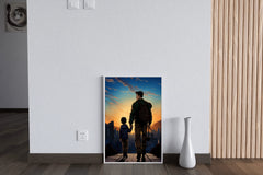 Parent with kid Anime Wall  Art