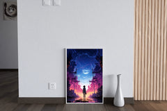 Fantasy Anime Storm Wall Art