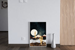 Desert Moonlit Modern Wall Art