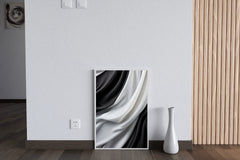 Curtains Black & White Wall Art